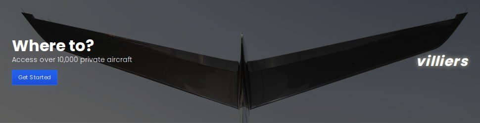 Villiers: Where to? - Access up to 10,000 private aircraft 